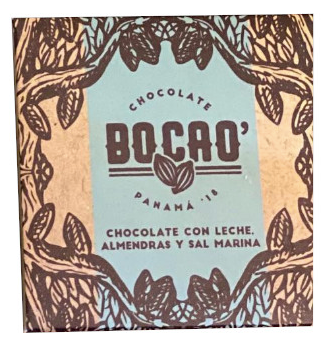 Bocao Almond and Sea Salt Chocolate Bar 50g