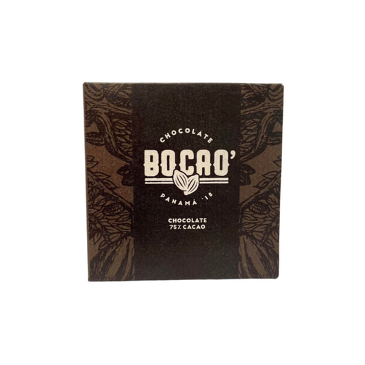 Bocao Dark Chocolate Bar, 75% 50g