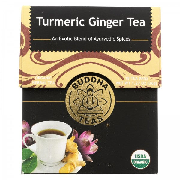 Buddha Organic Turmeric Ginger Tea 18 c