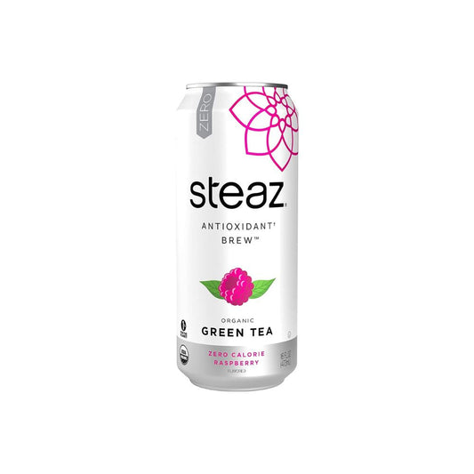 Steaz Zero Calorie Raspberry Iced Green Tea 16oz