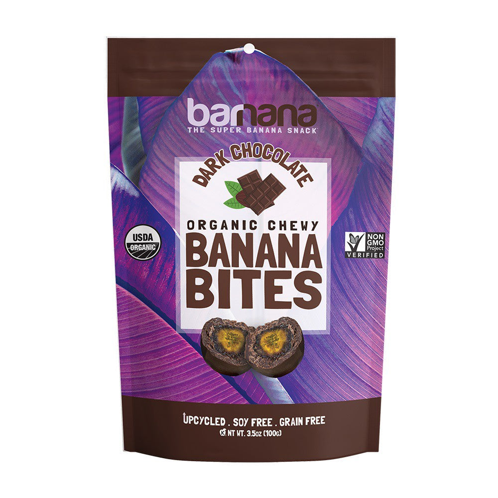 Barnana Snack Banana Bites Chocolate OG 3.5oz